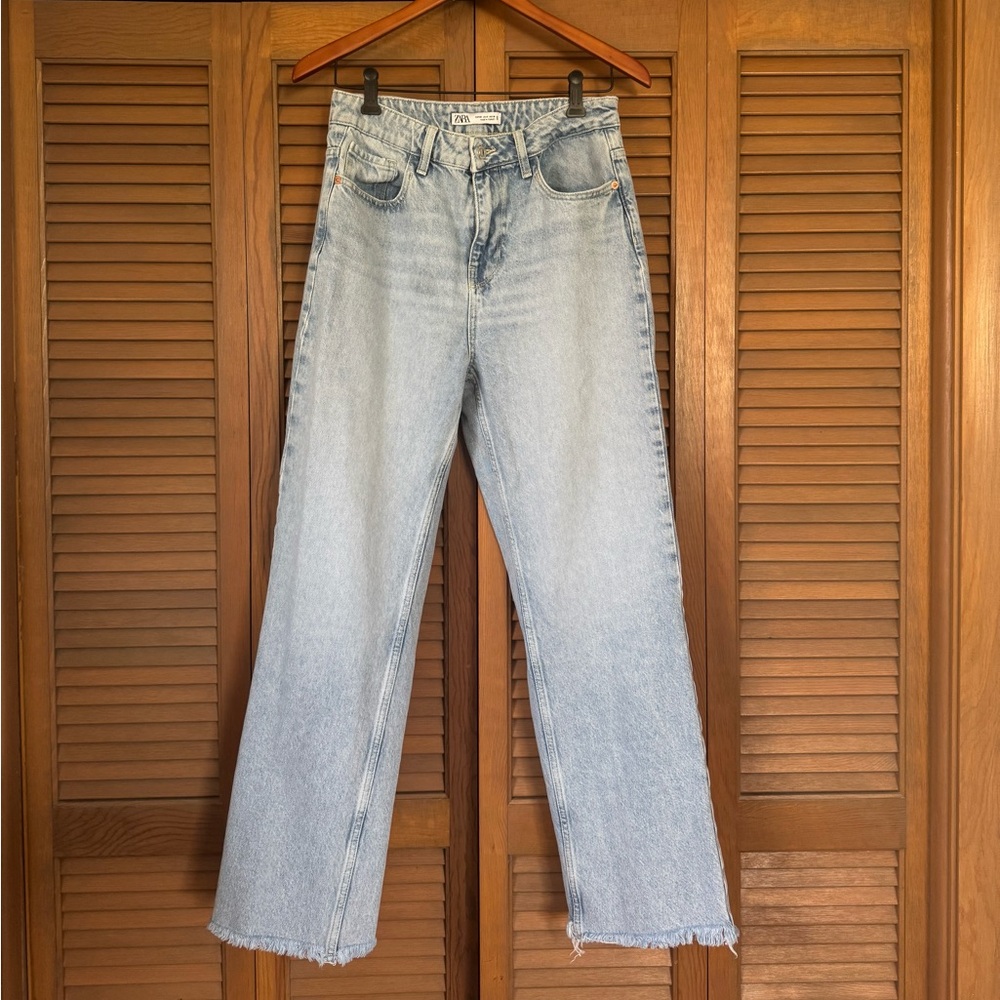 Zara High Rise Straight Pant